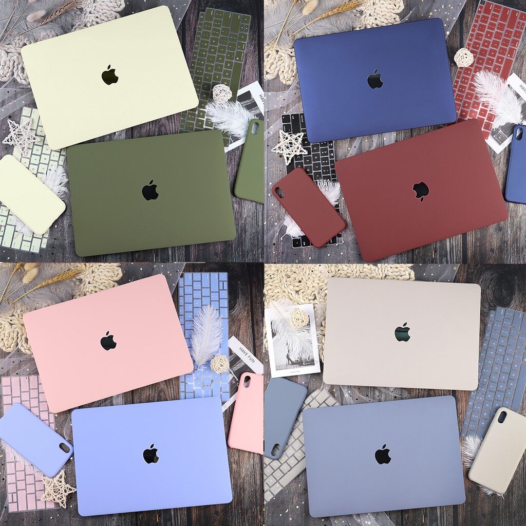 Case for New MacBook Air 13 inch Model A1932 A2179 A2337 M1 Chip with Touch ID 2019 2020 2021 Release Soft Touch Hard Cover Protective Shell Keyboard Skin Screen Protector